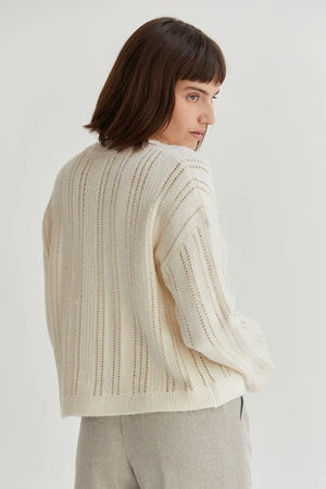 Ella Pointelle Sweater