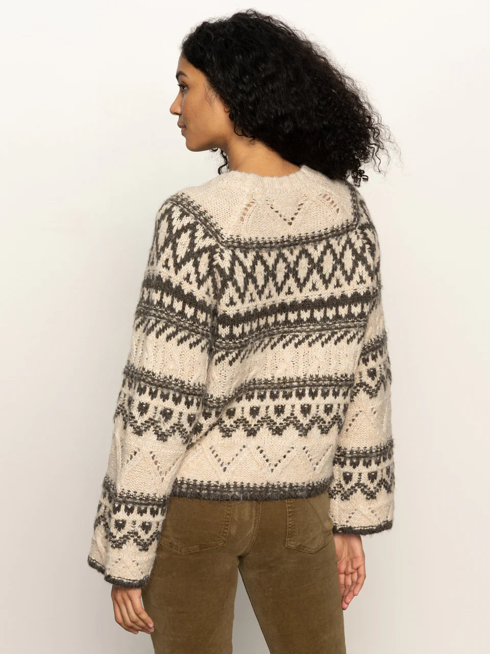 Sanctuary Fairsle Crew Neck Sweater