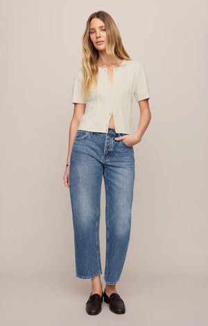 Z Supply The Off Duty Bowed Ankle Jean in Breakpoint