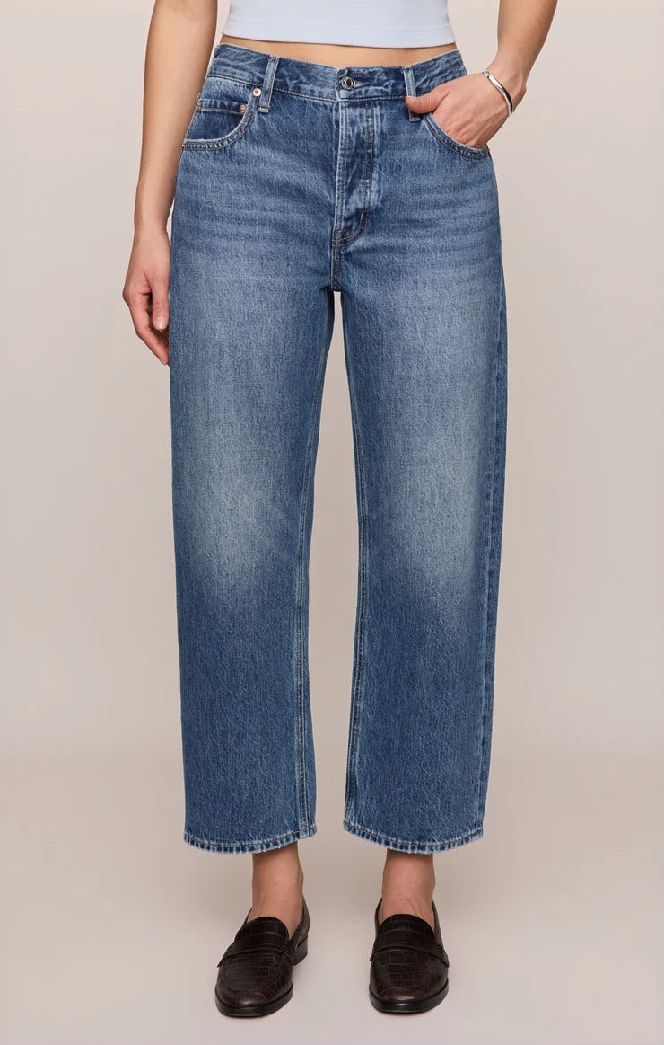 Z Supply The Off Duty Bowed Ankle Jean in Breakpoint