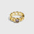 Drae Collection Haze Purple Ring - Silver and Gold