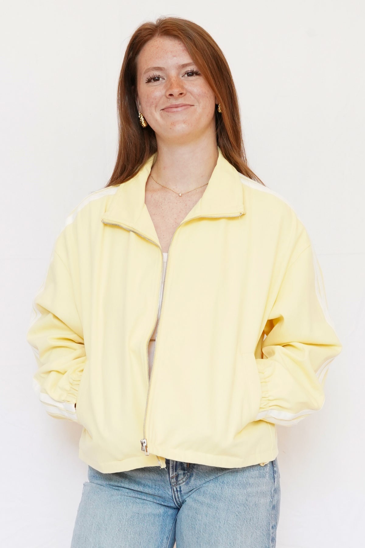 Varsity Track Zip-up Jacket