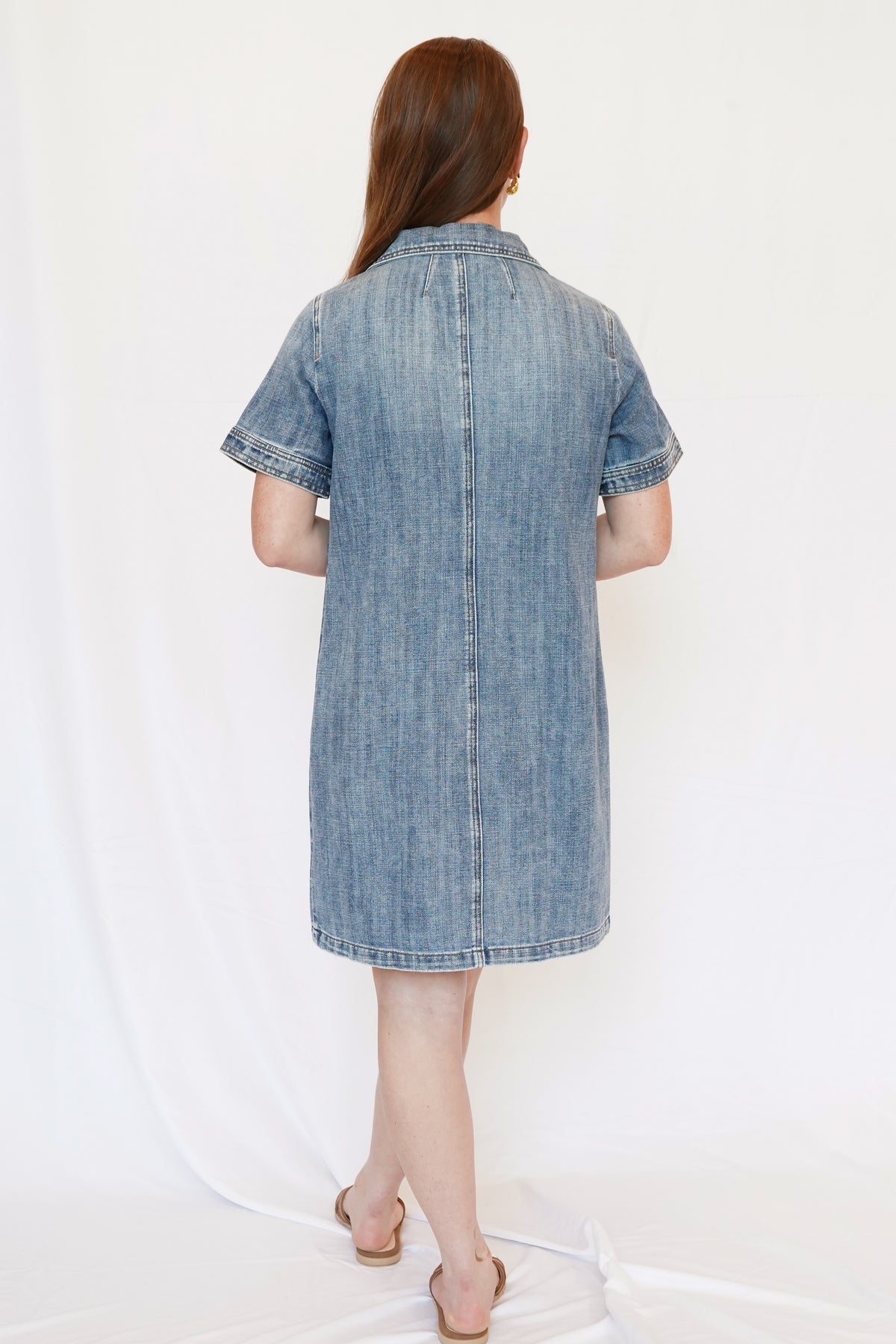 Parker Denim Dress in Unfailing