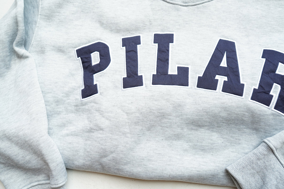 PILAR Grey Mockneck Sweatshirt