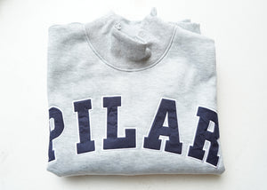 PILAR Grey Mockneck Sweatshirt