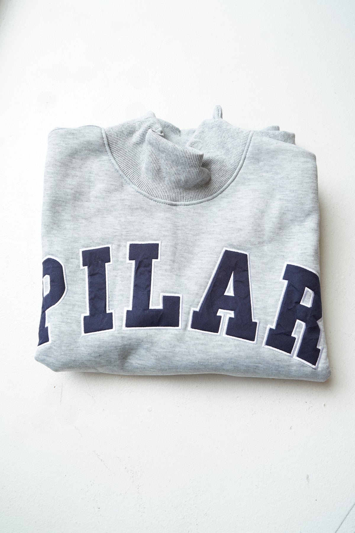 PILAR_Grey_Mockneck_Sweatshirt