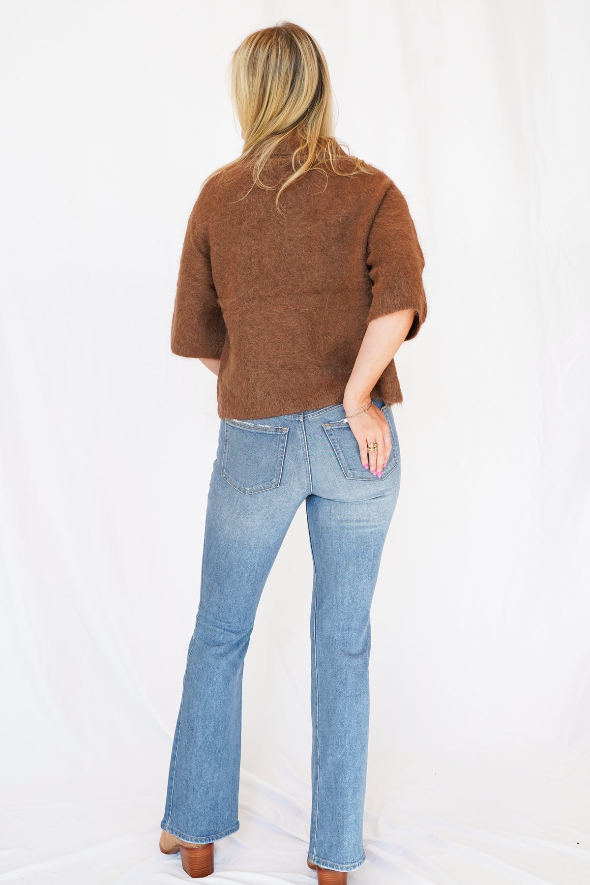 Good American Soft Tech Good Classic Bootcut Jean