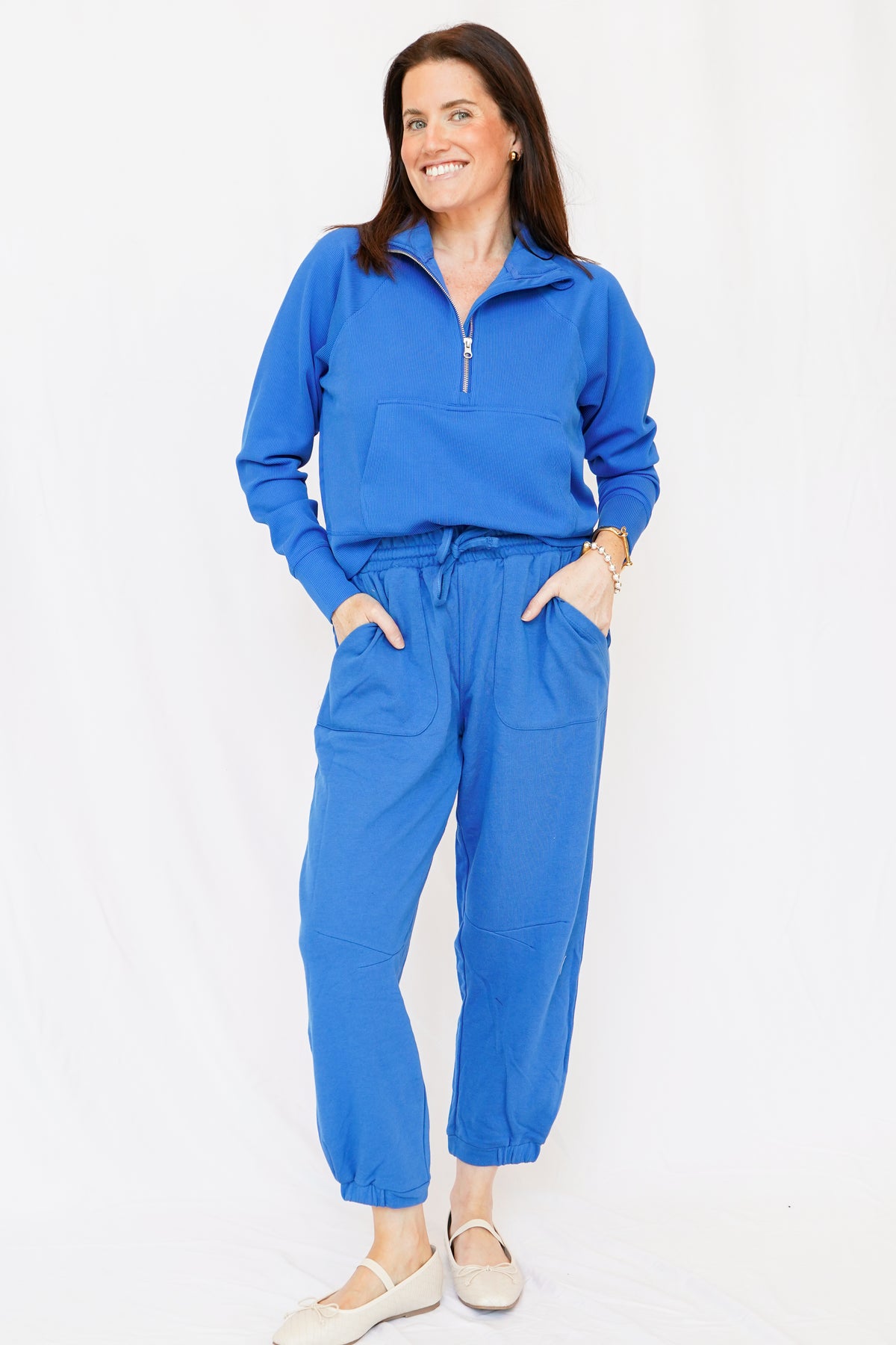 Harper Lounge Pants in Deep Indigo