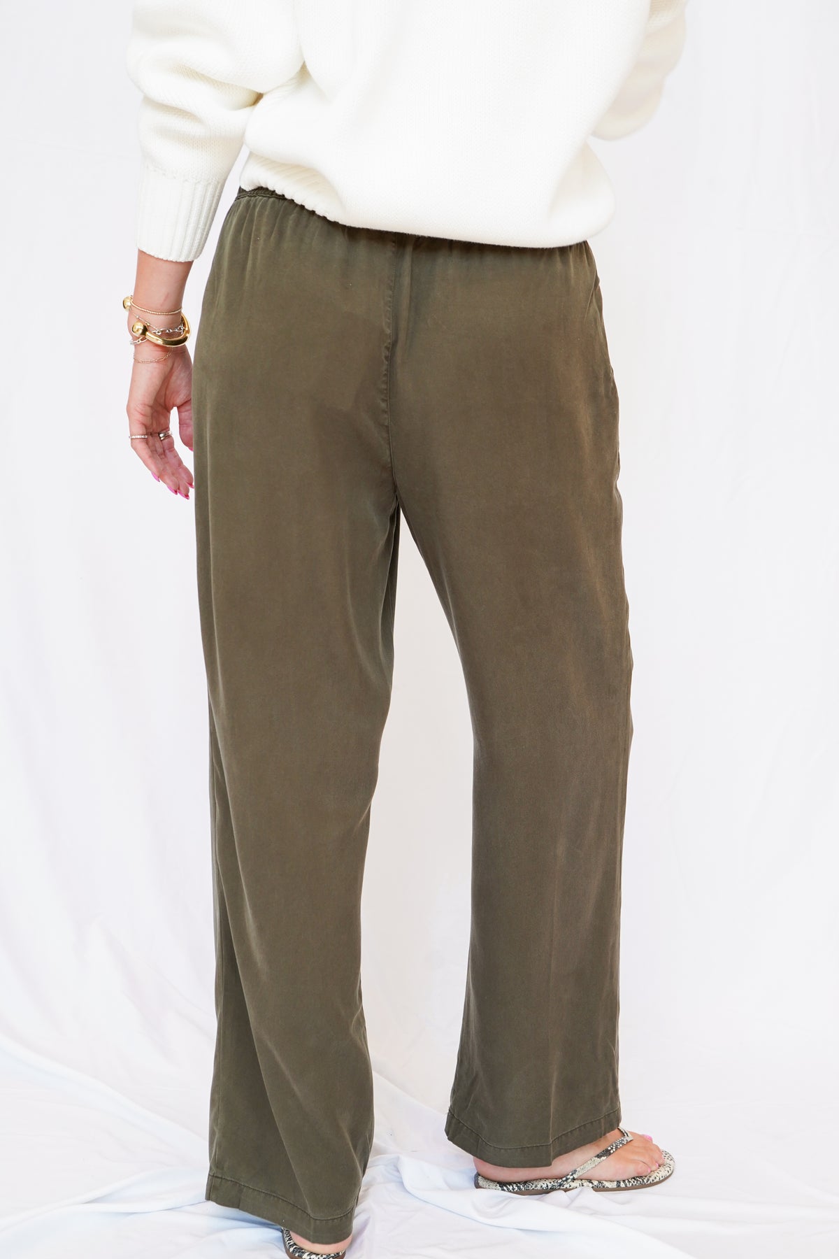 Gentle Fawn Gabriel Pants in Washed Bayleaf