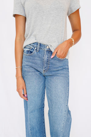 JBD Twisted Seam Wide Leg Jean