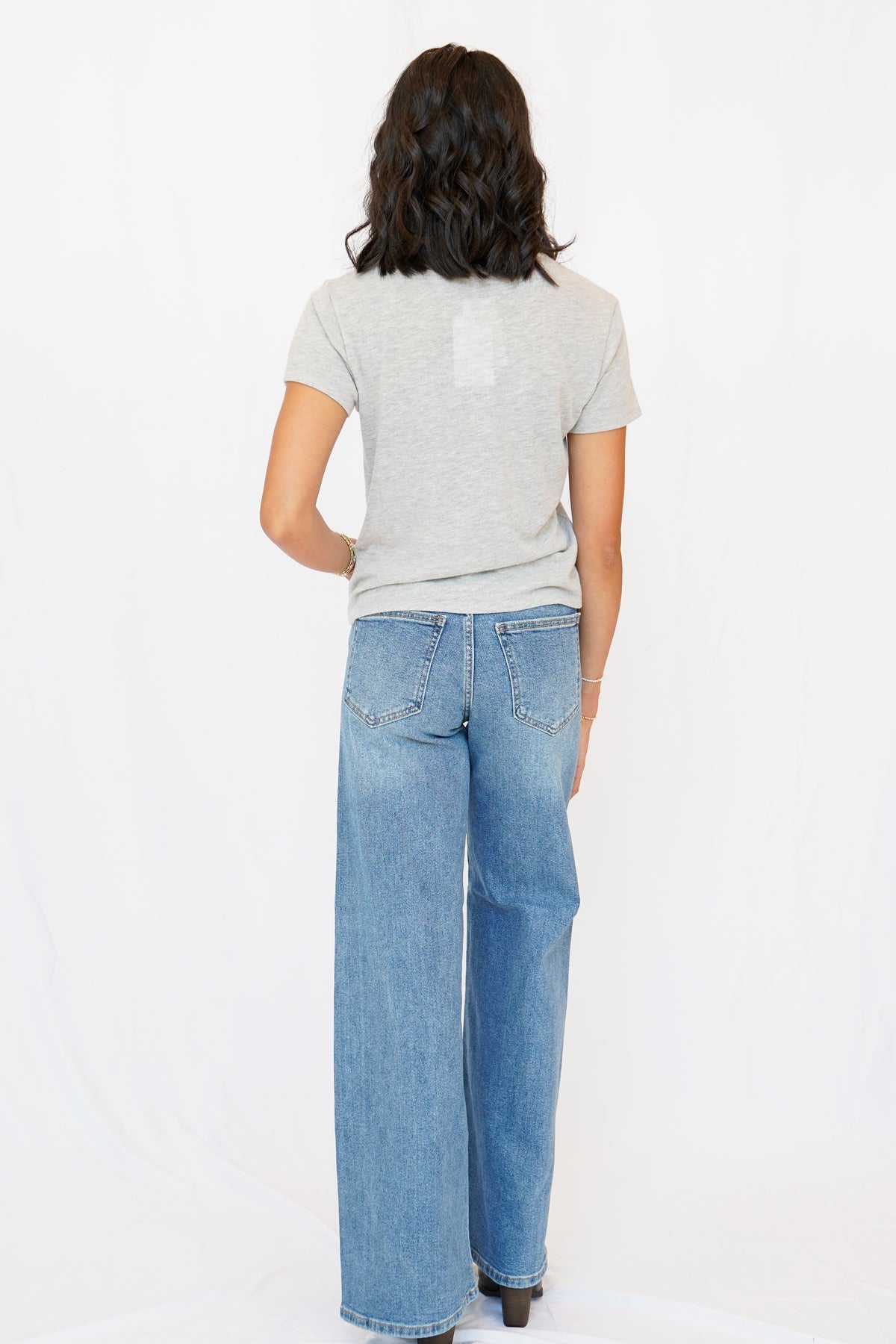 JBD Twisted Seam Wide Leg Jean