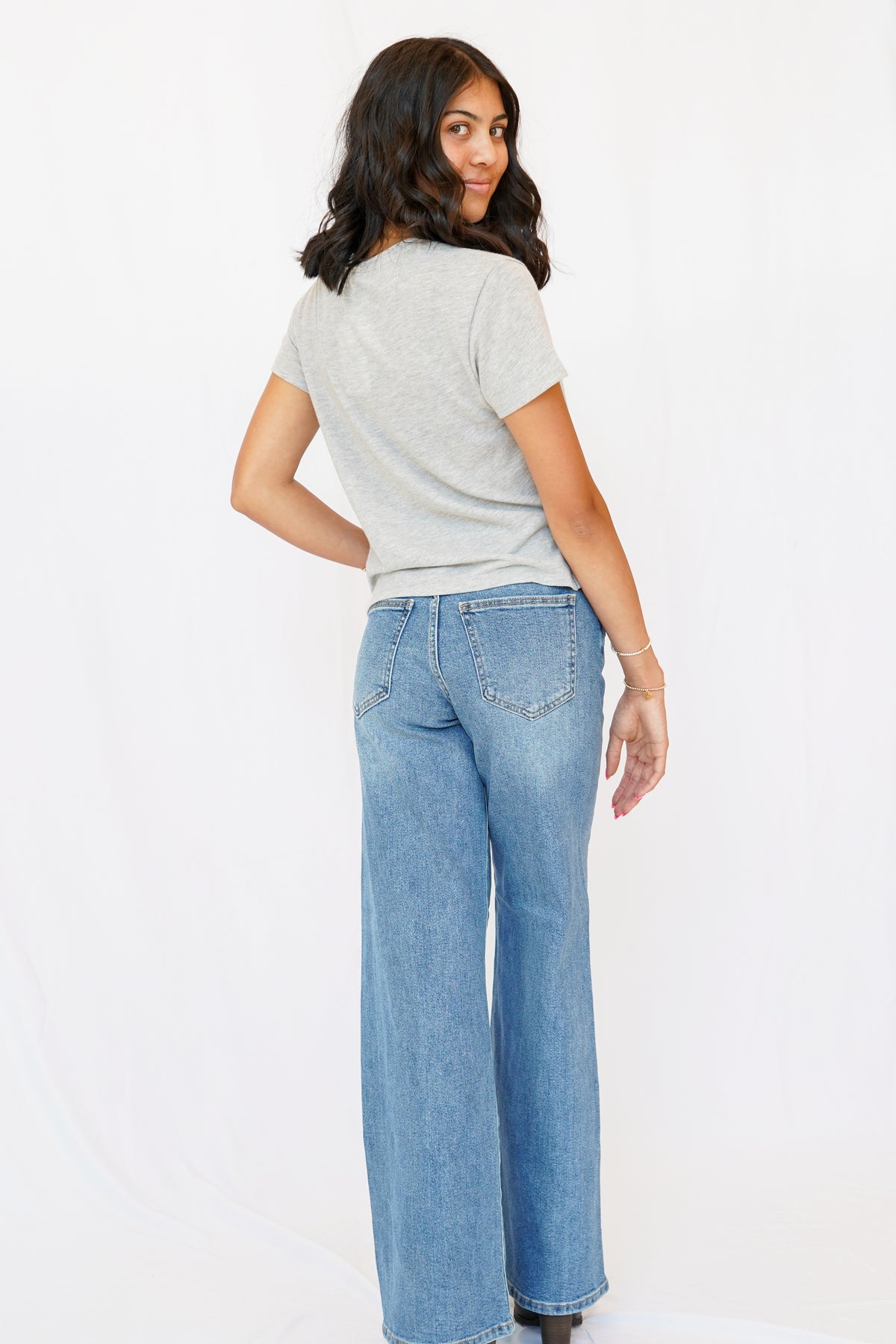 JBD Twisted Seam Wide Leg Jean