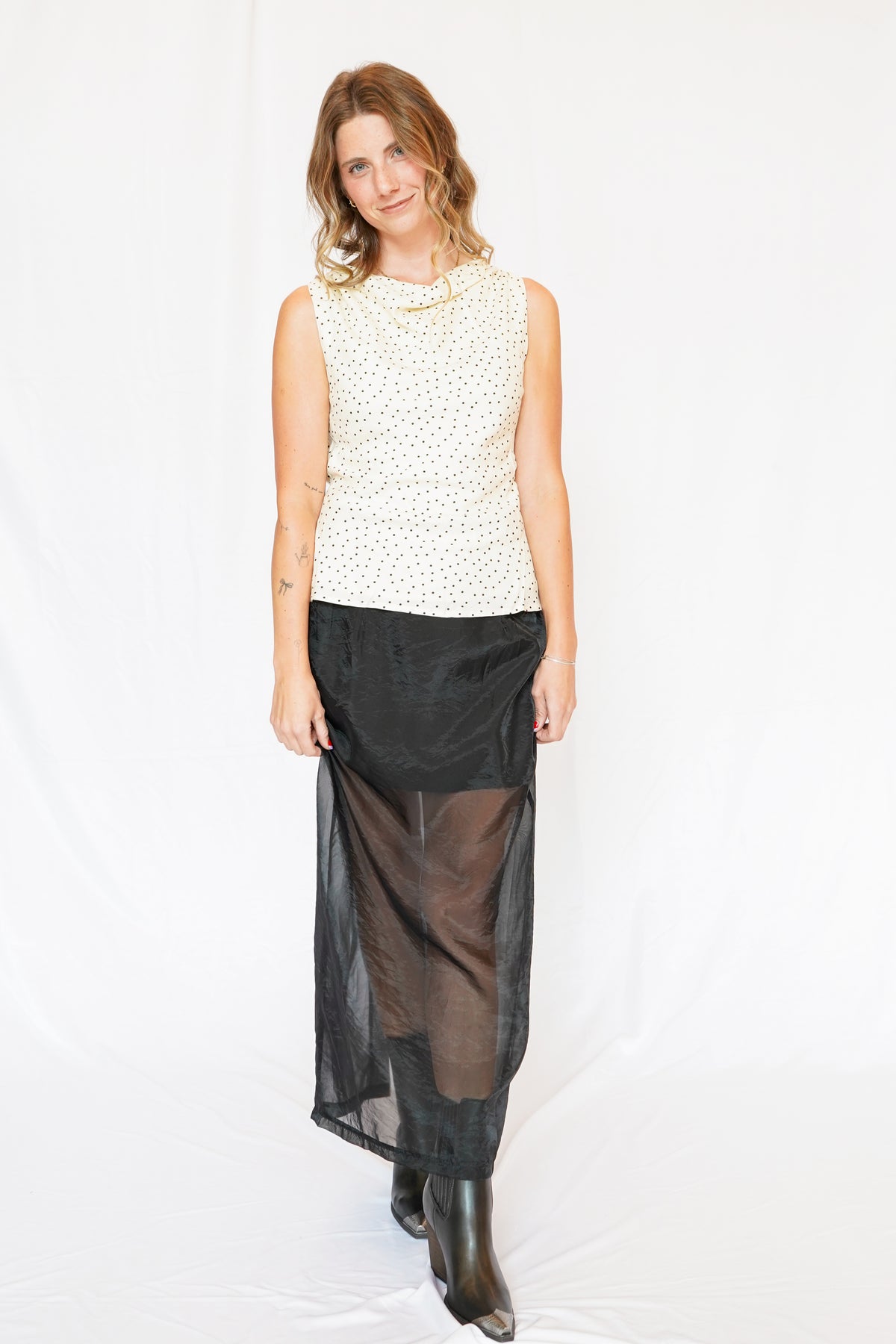 Taylor_Polka_Dot_Cowl_Neck_Sleeveless_Top
