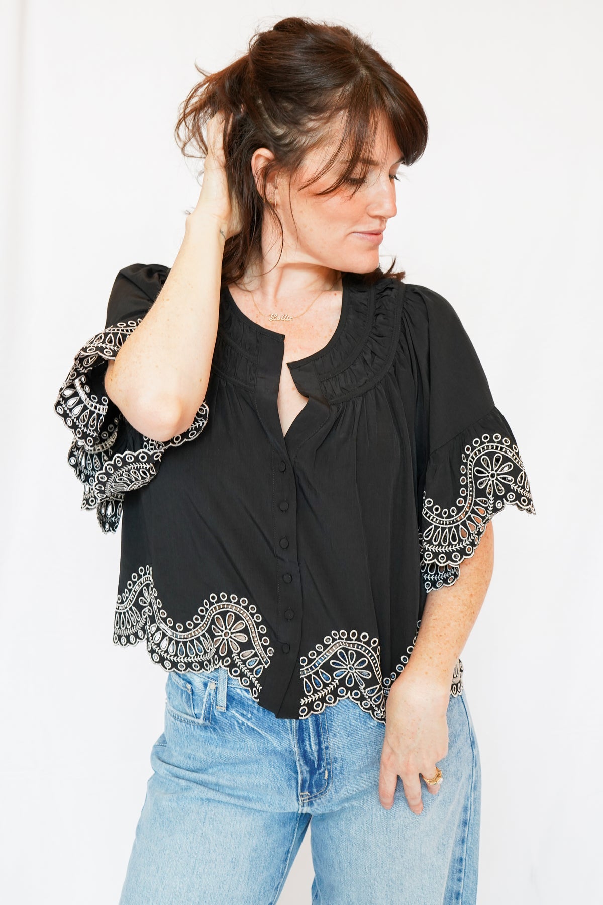 Isaly_Contrast_Embroidery_Blouse_in_Black