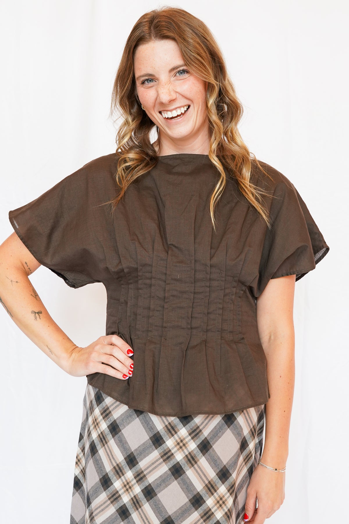 Simone_Pleated_Top_in_Chocolate_Brown