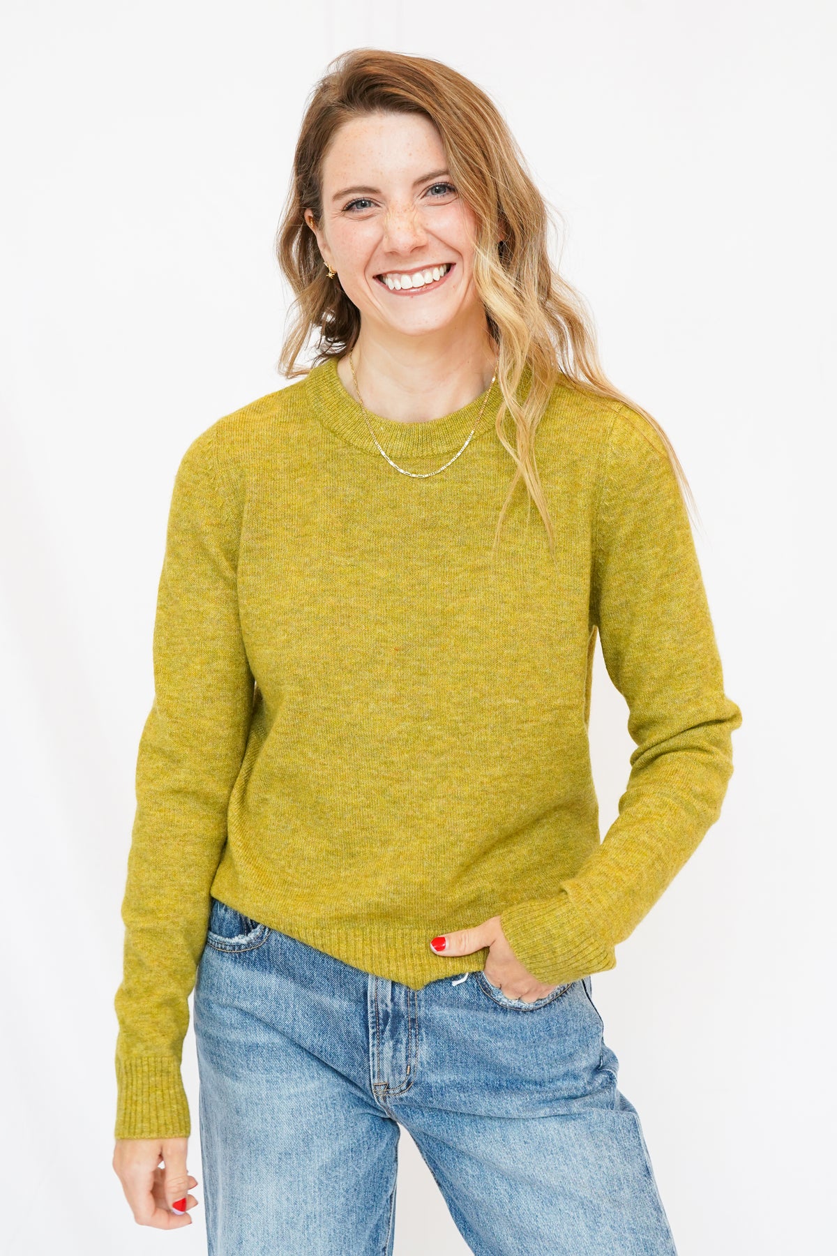 Willow Sweater in Moss