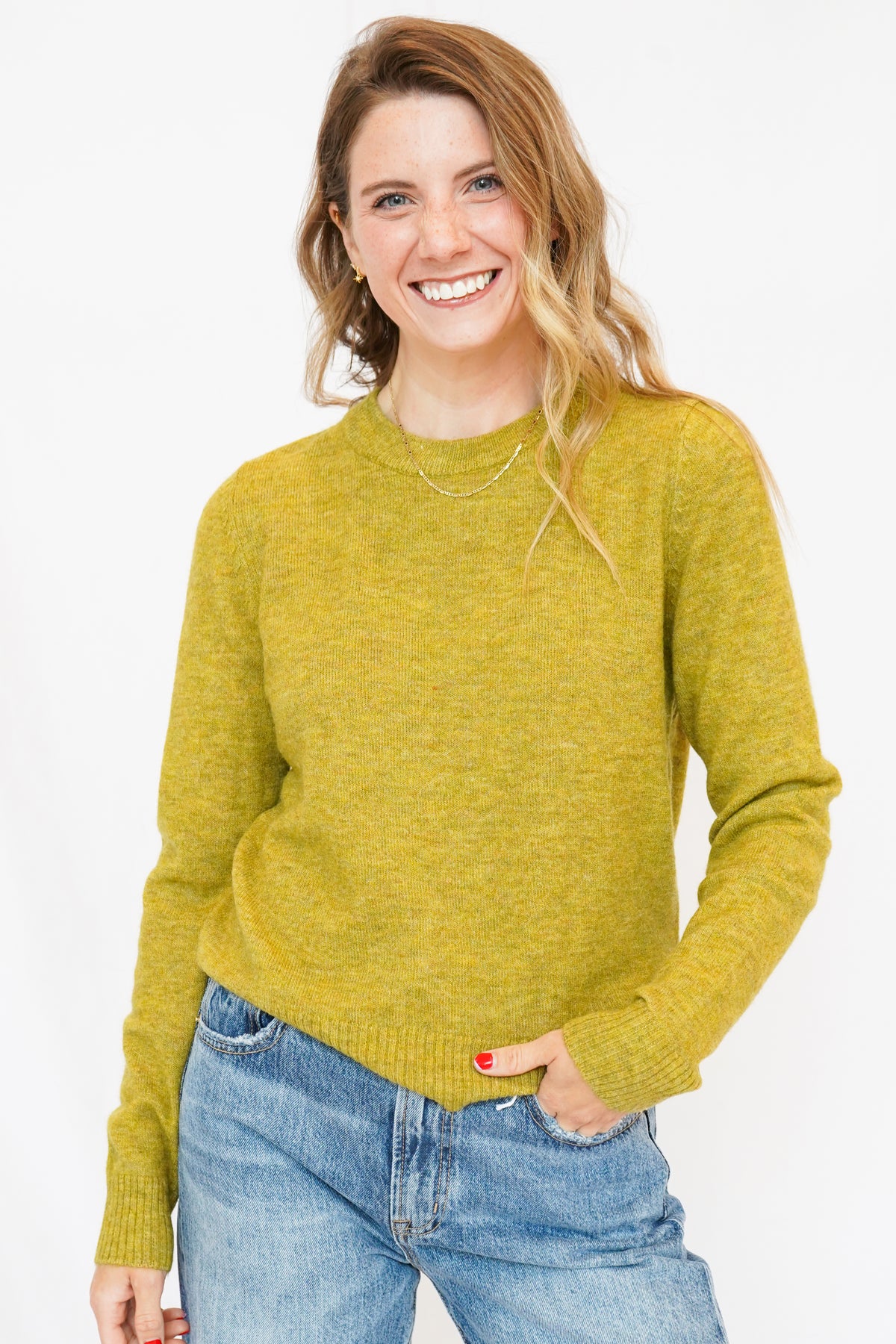 Willow Sweater in Moss