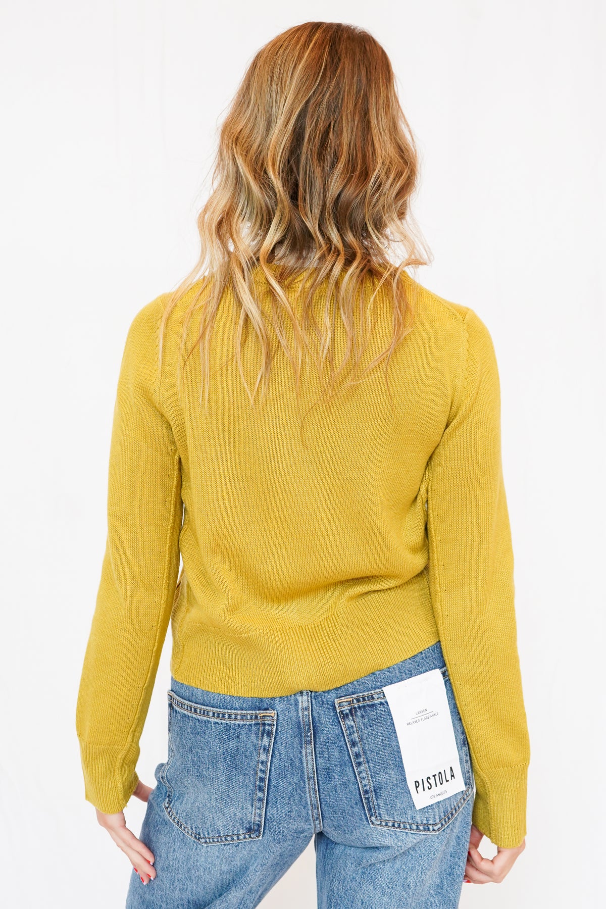 Signature Cardigan in Mustard