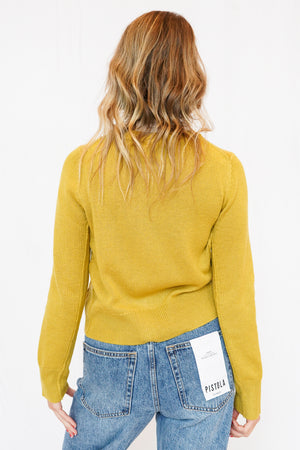Signature Cardigan in Mustard