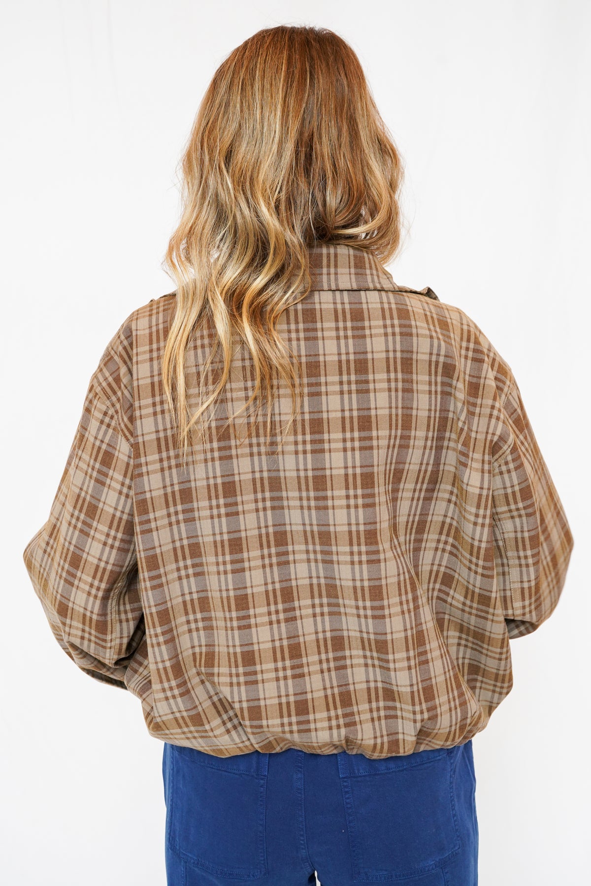 Cooper Jacket in Brown Plaid