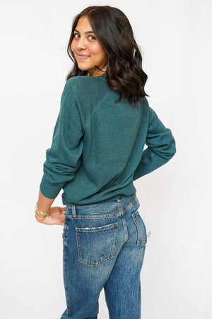 Sunday Sweater in Teal