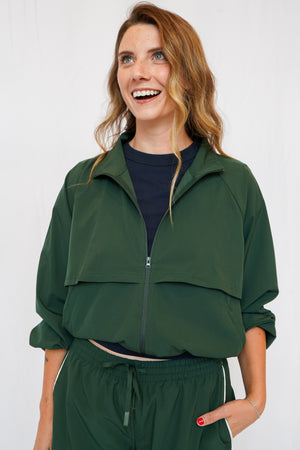 Delia Windbreaker Jacket in Sycamore