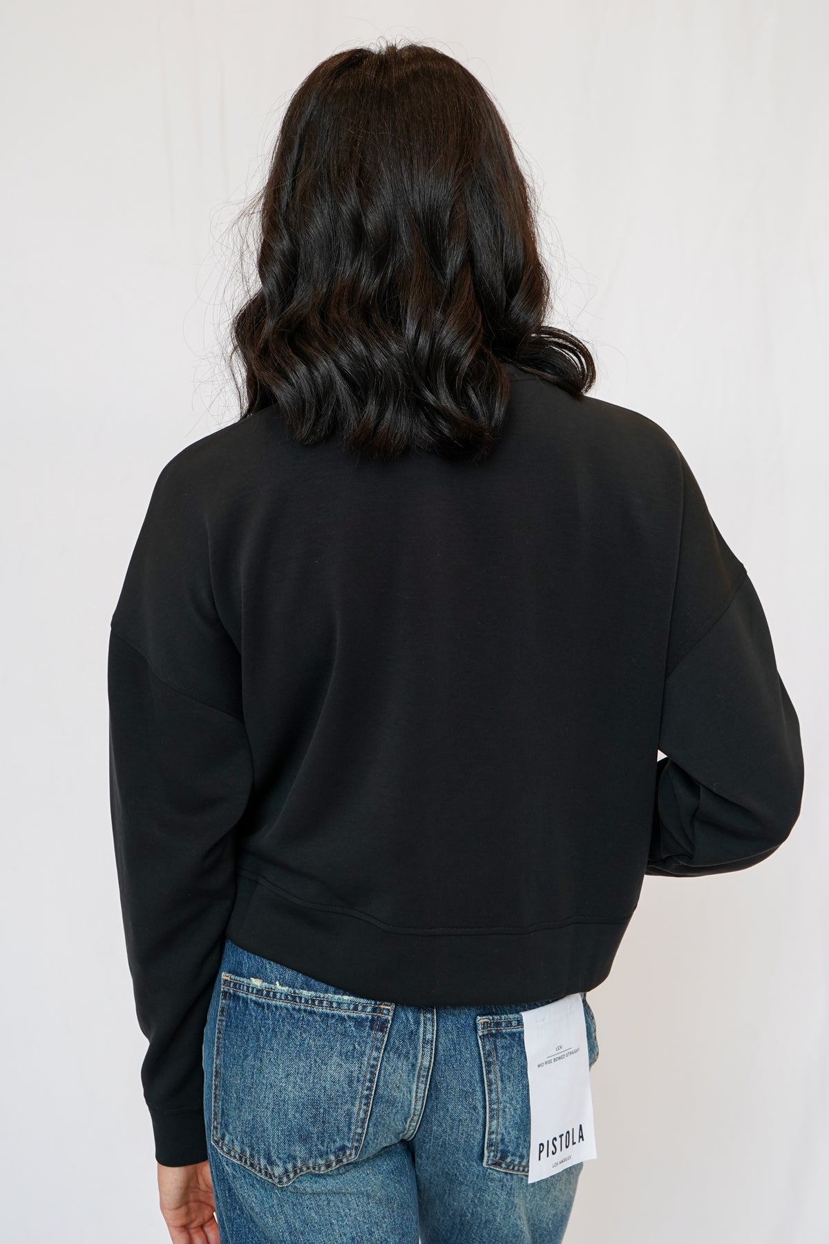 Uma Crewneck Sweatshirt in Black