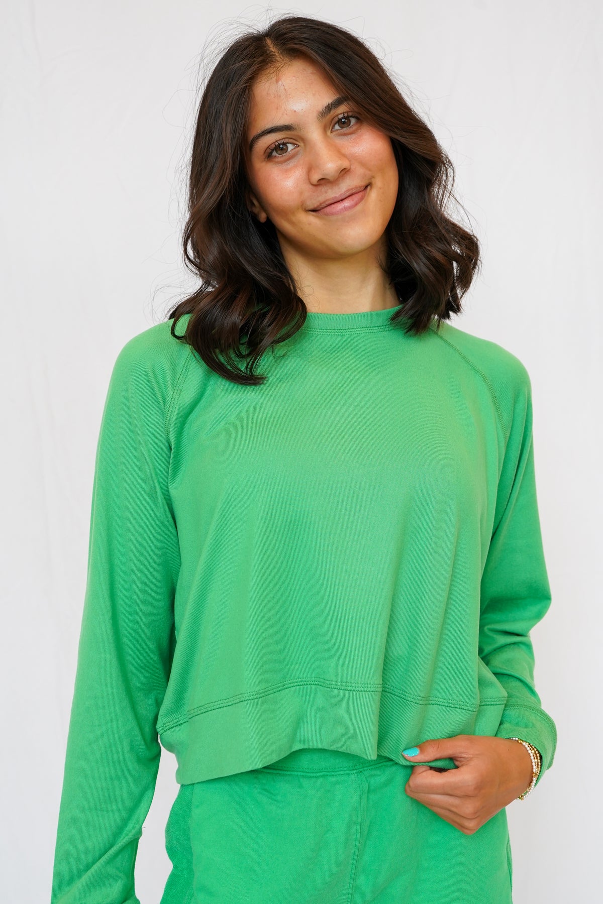 Uma Crewneck Sweatshirt in Green