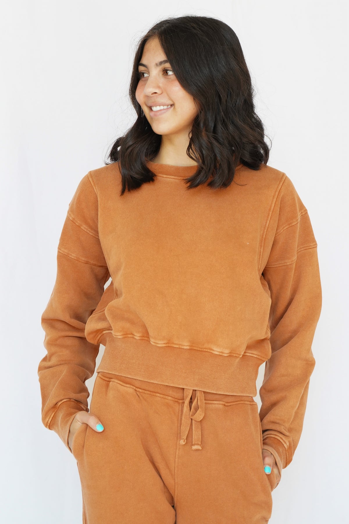 Rae Sweatshirt in Almond