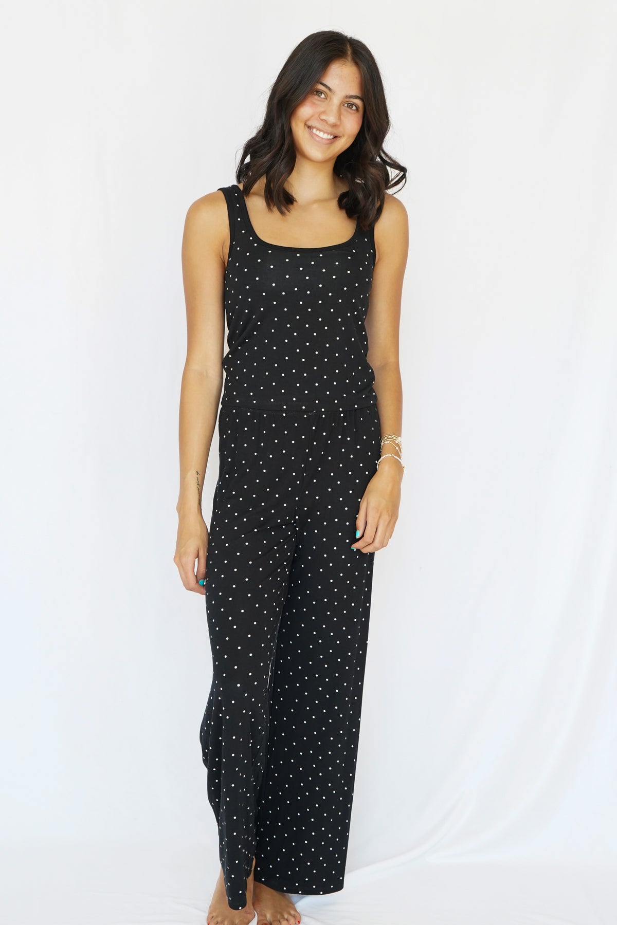 Z Supply Lux Dot Pant in Black