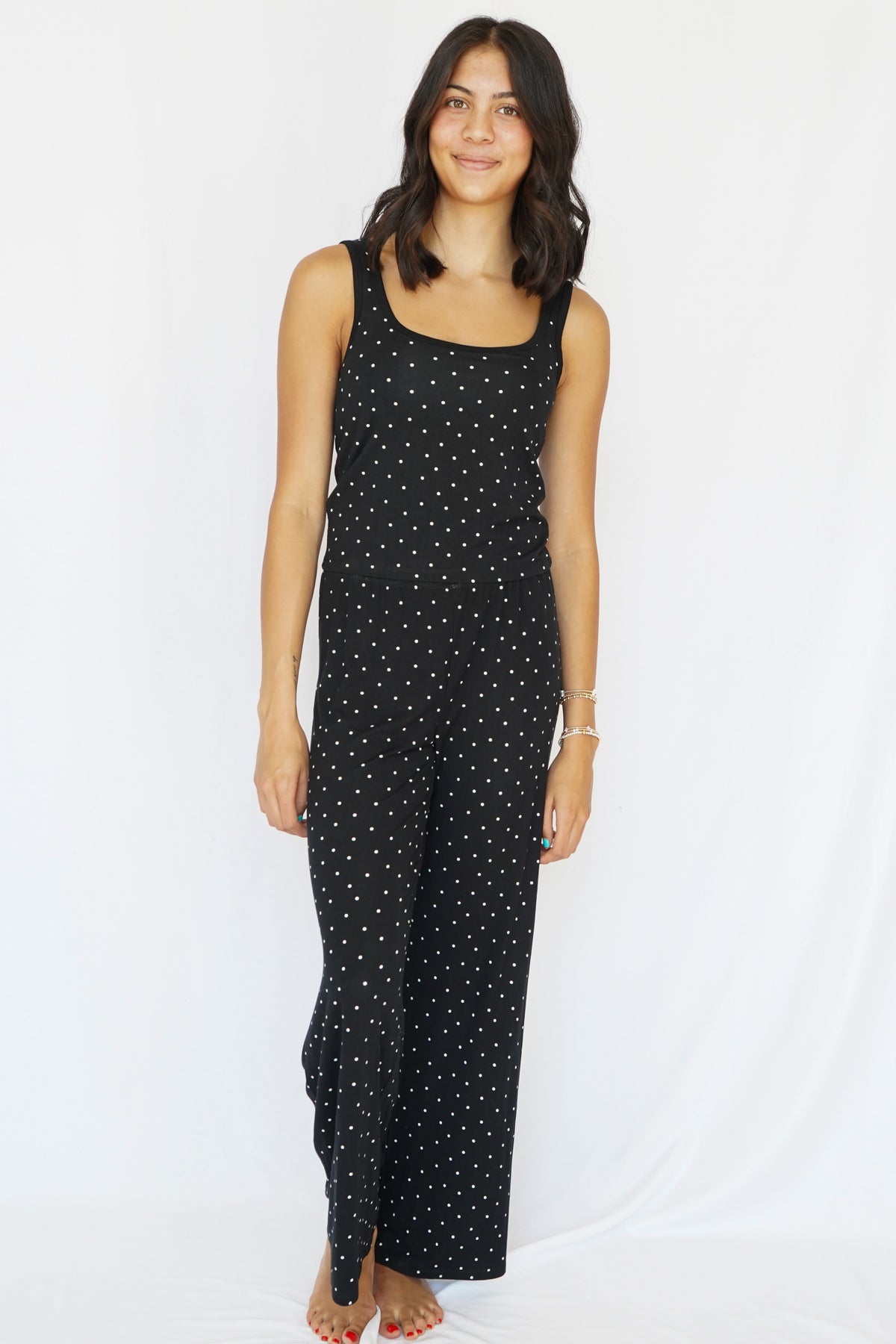 Z Supply Lux Dot Pant in Black