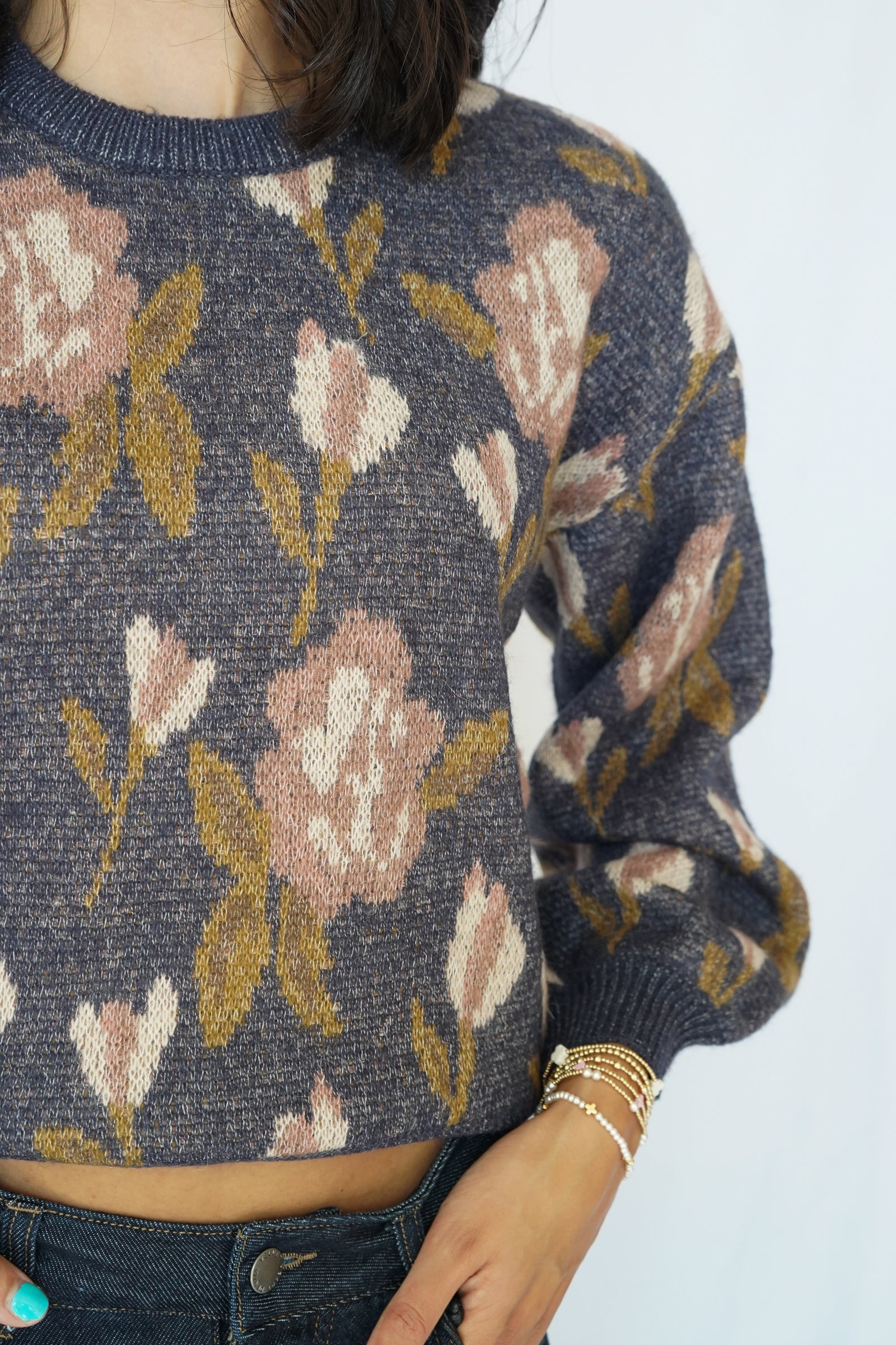 Ronnie Sweater in Navy