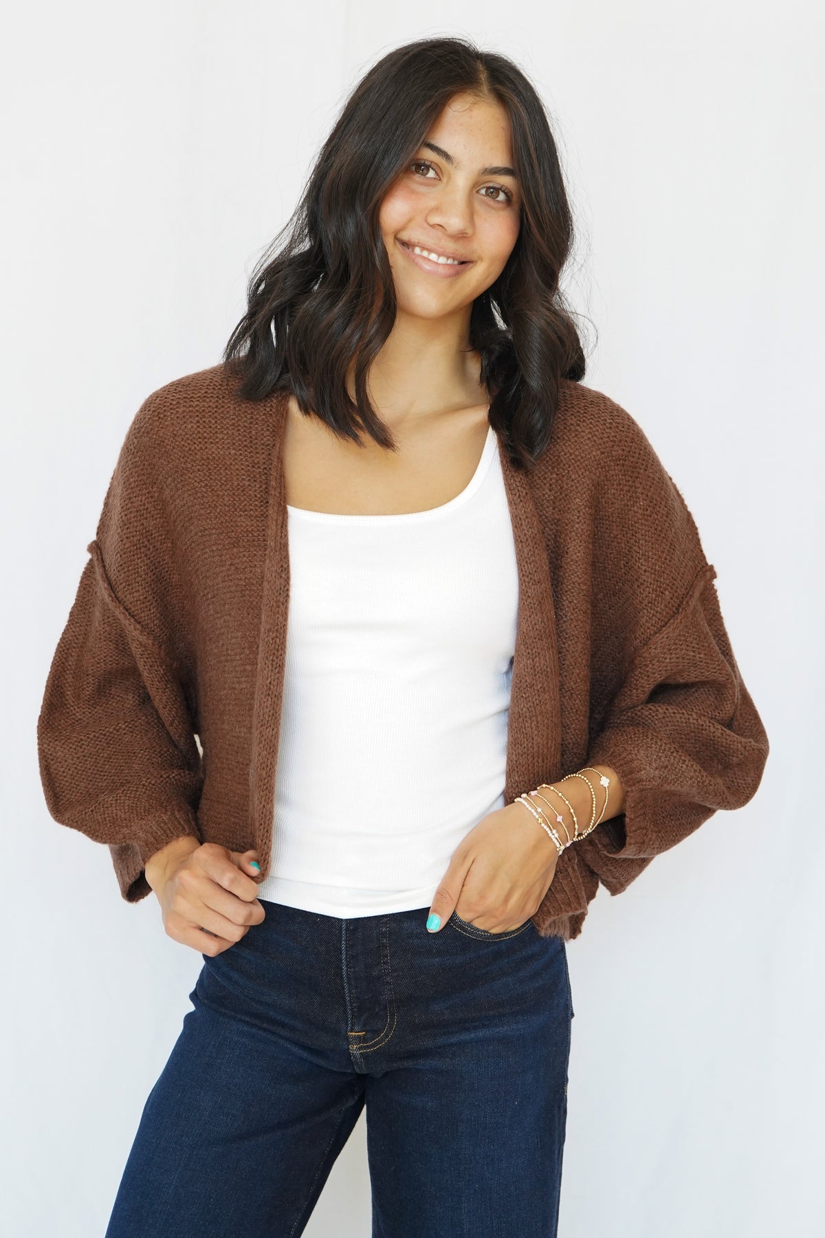 Aden Sweater in Chocolate