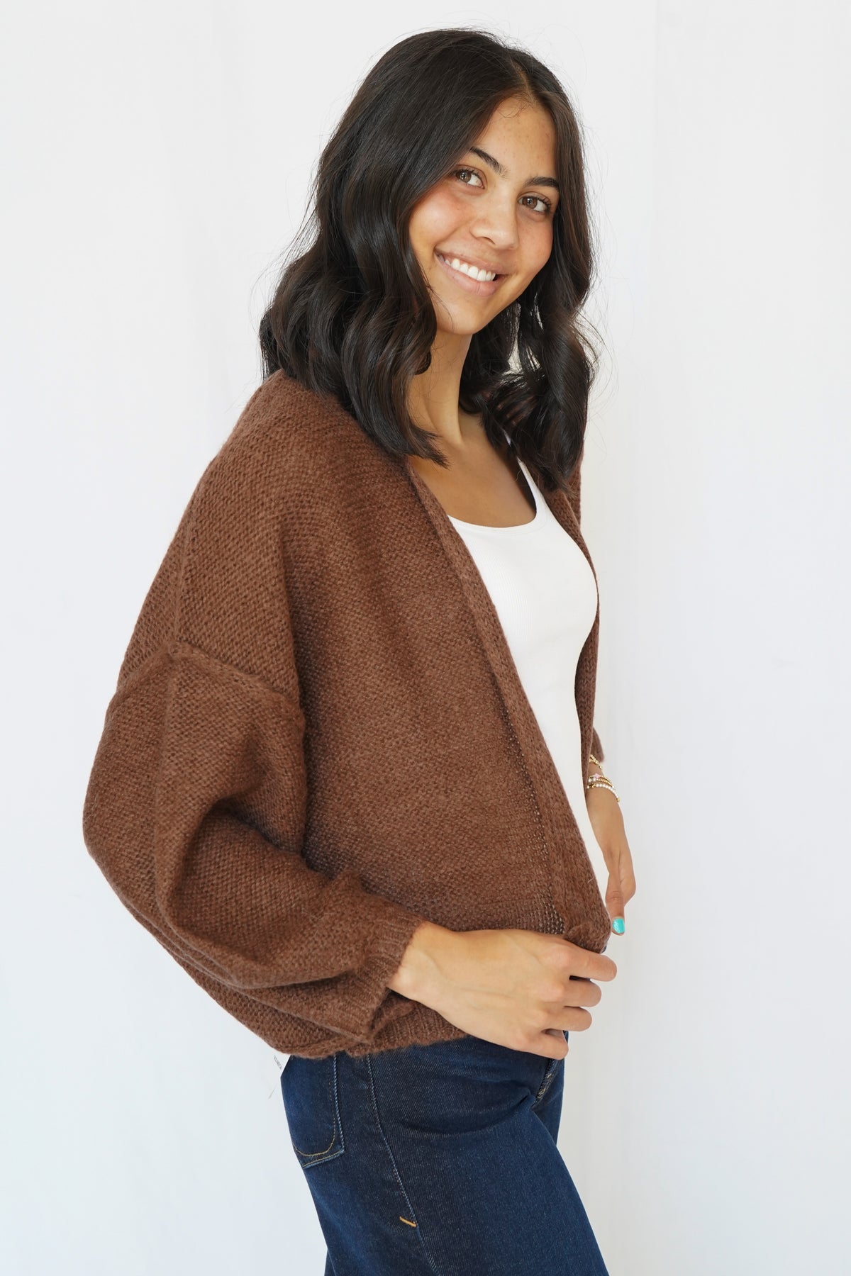 Aden Sweater in Chocolate