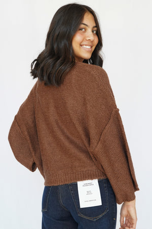 Aden Sweater in Chocolate