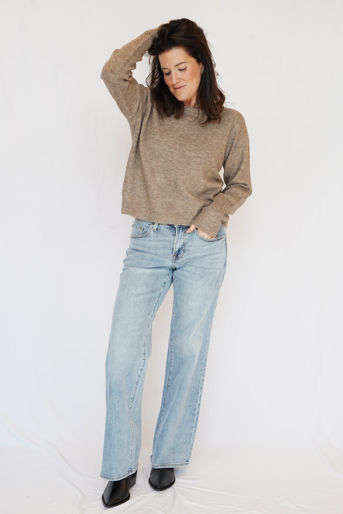 Monroe Sweater in Taupe