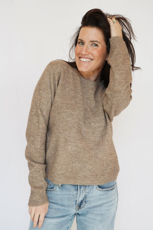 Monroe Taupe Sweater