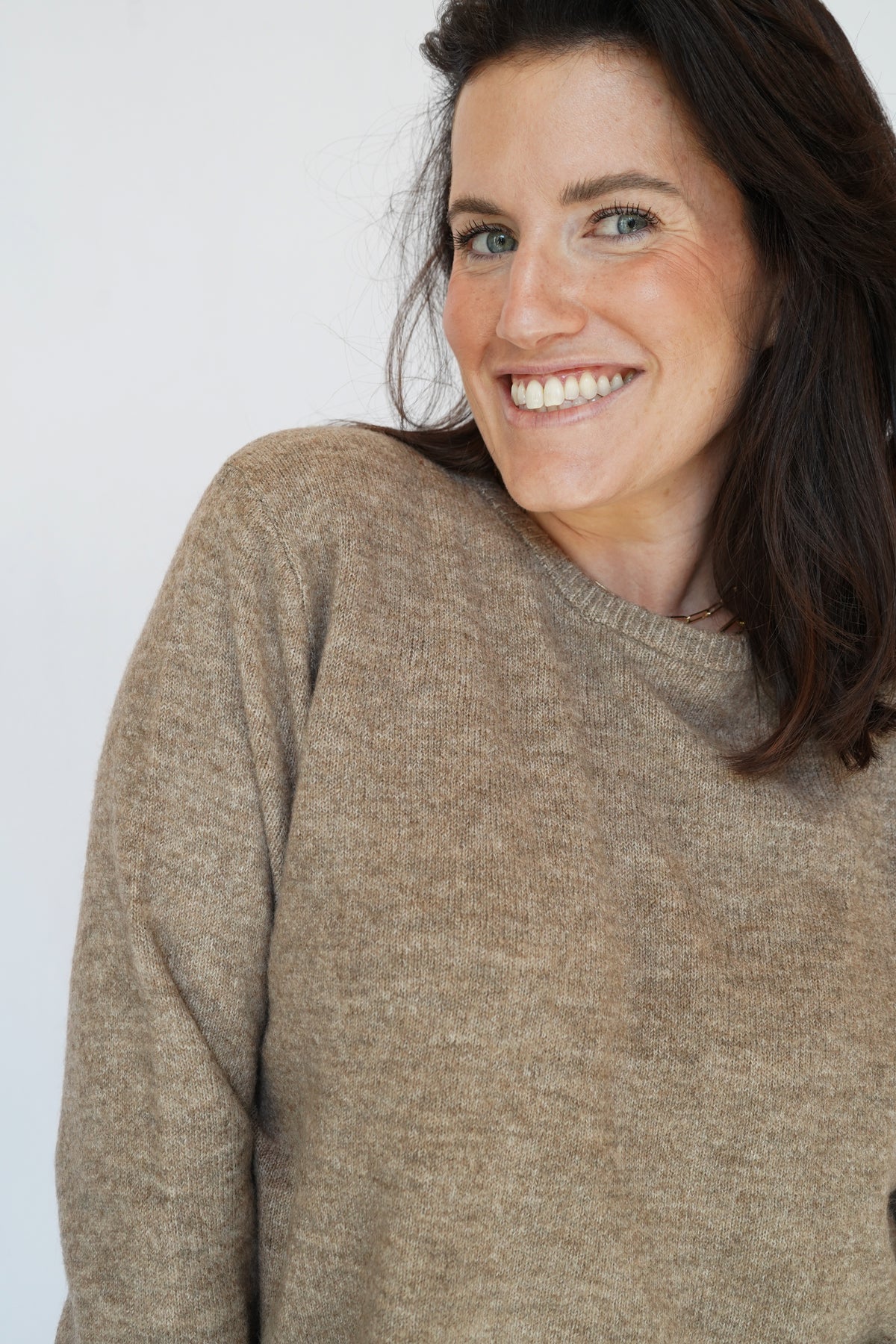 Monroe Sweater in Taupe
