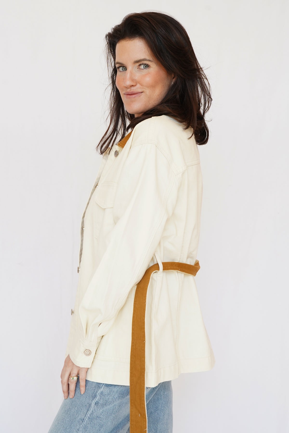 Barn Jacket in Cream