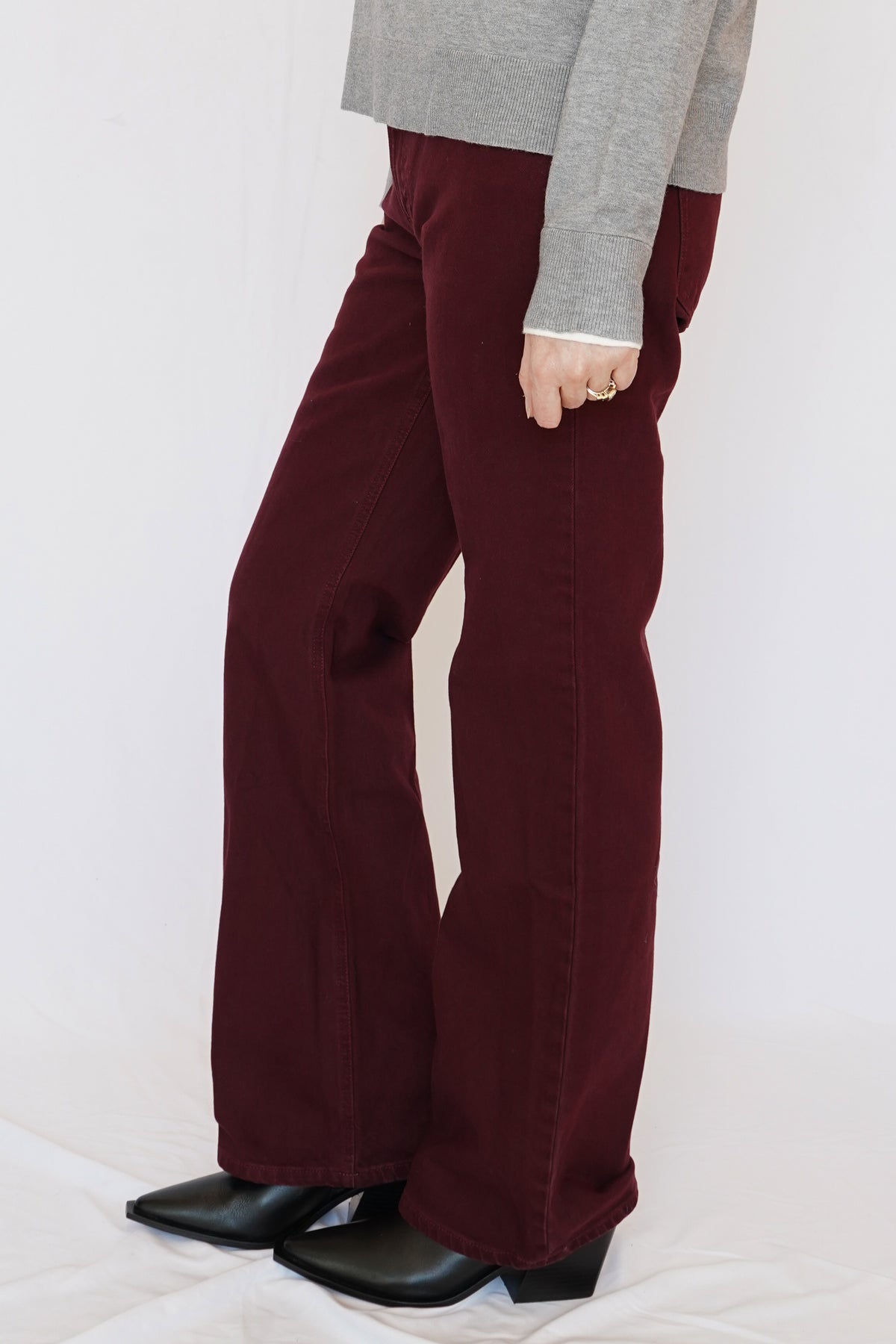 Good American Vintage Low Ride Bootcut Jeans