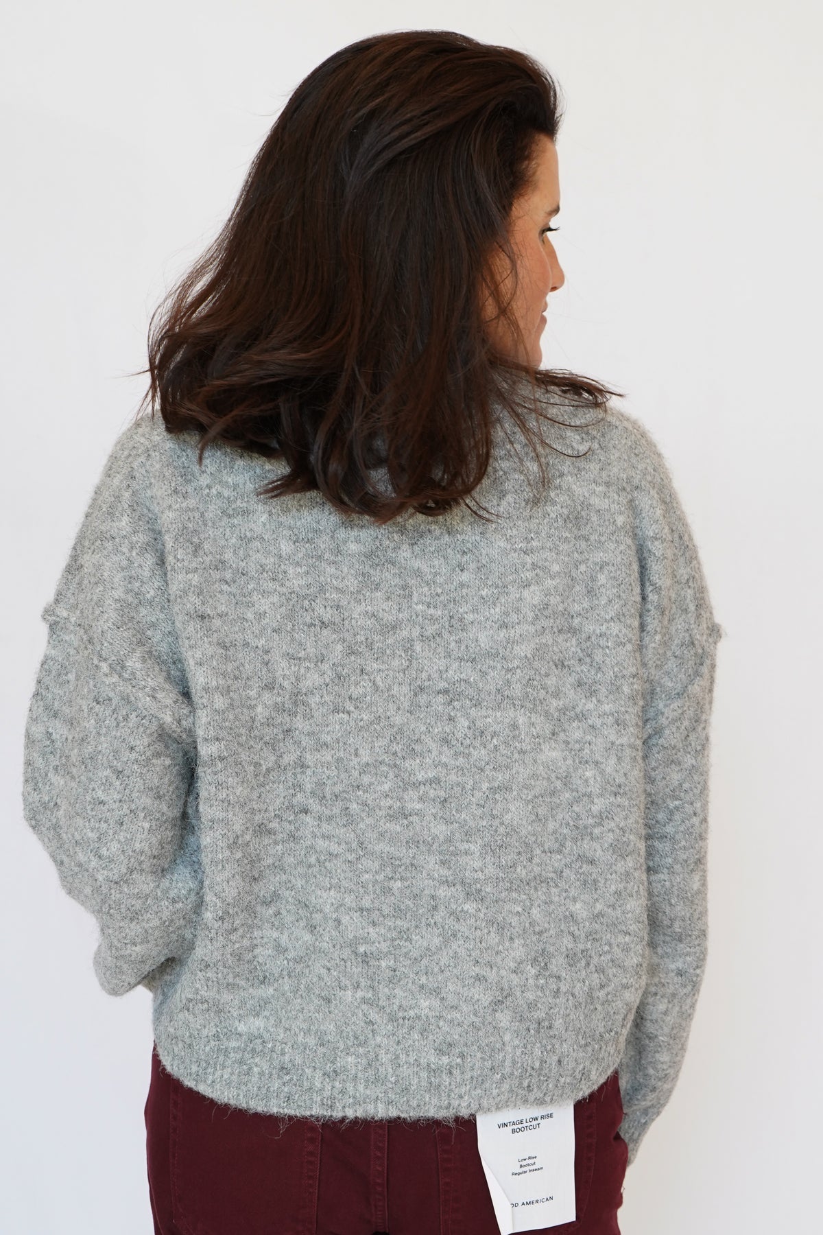 Braylee Heather Grey Sweater