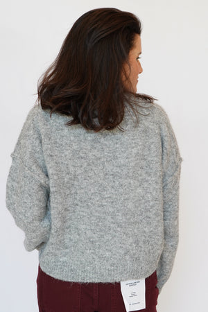 Braylee Heather Grey Sweater