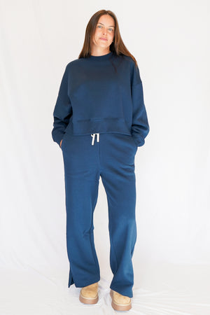 Vera Sweatshirt in Blue Thunder