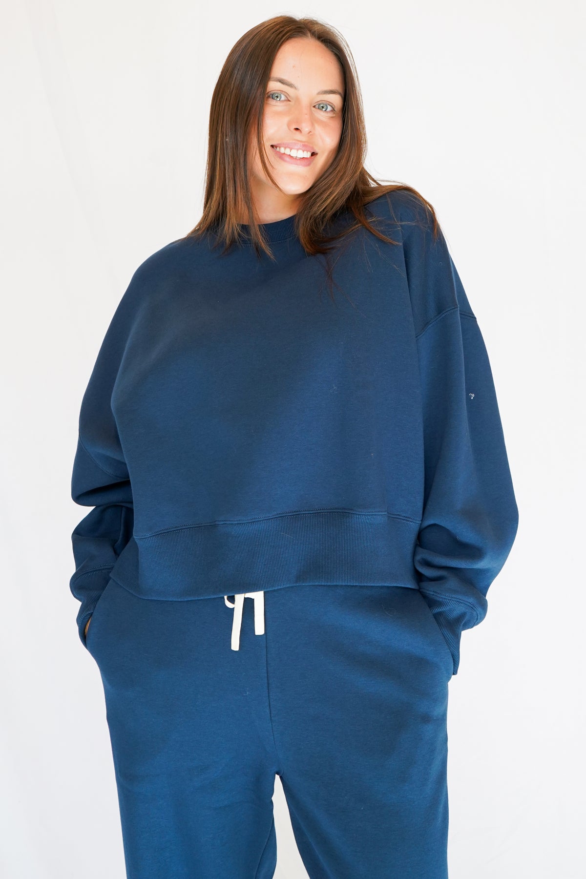 Vera Sweatshirt in Blue Thunder