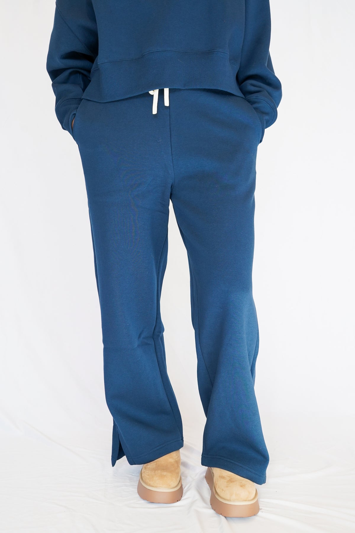 Kira Lounge Pants in Blue Thunder
