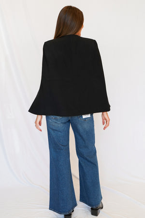 Cabellero Mala Capelet in Black