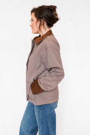 Thread & Supply Orchard Jacket in Grey Red