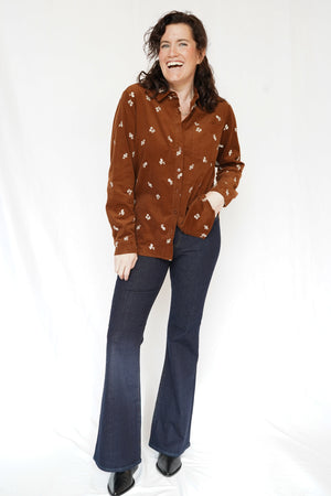 Pistola Kinsley Mid Rise Ultra Flare Jeans in Night Flight