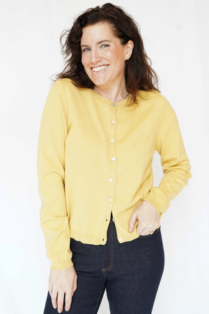Genna Cardigan in Yellow