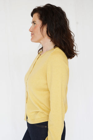 Genna Cardigan in Yellow